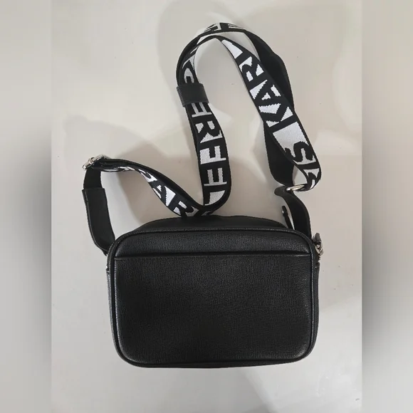 Karl Lagerfeld Black Crossbody Bag - Picture 3 of 12